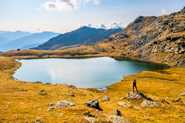 istock Livigno, Lago Nero - Black Lake (Lombardy, Italy) 1329466022