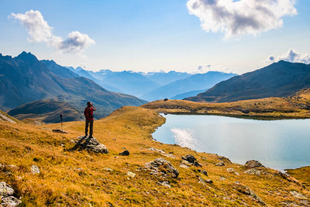 istock Livigno, Lago Nero - Black Lake (Lombardy, Italy) 1329466640