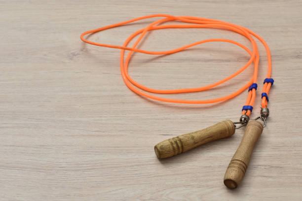 istock The jump rope on the table. 1329466794