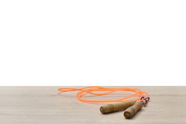 istock The jump rope on the table. 1329466806