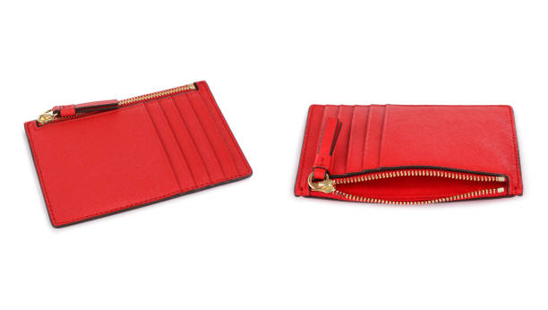 istock Red Business Leather Card Holder 1329468062