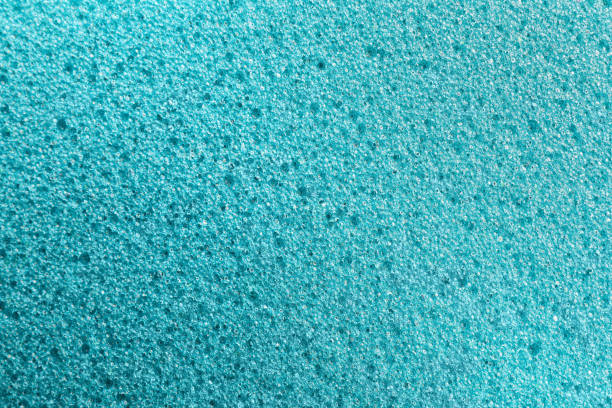 istock Texture of light blue pumice stone as background, closeup 1329468070