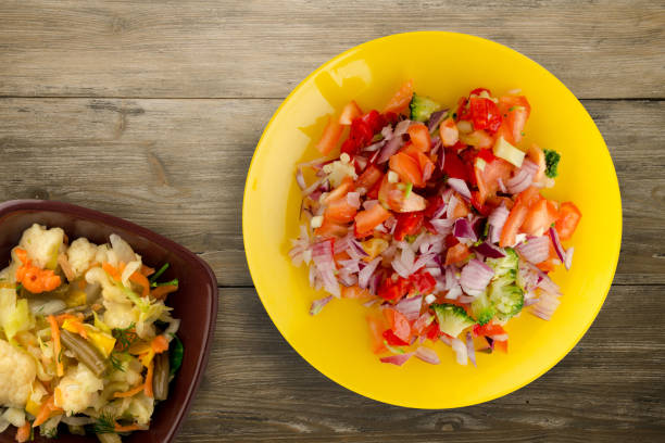 istock vegan food. salad from vegetables 1329468314