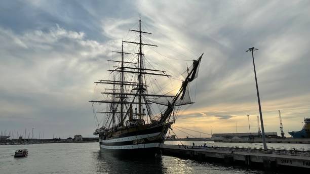 istock Amerigo Vespucci training ship, Italian Navy 1329469626