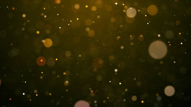 istock Golden particles elegance awards background 1329469705