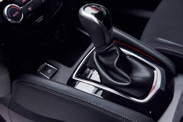 istock Modern new luxury automobile interior. Design and technology 1329470573