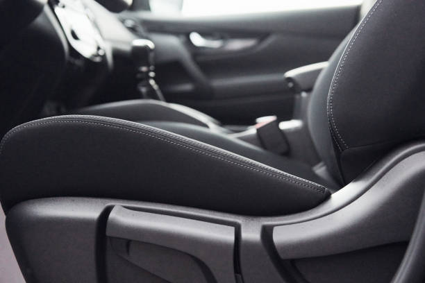 istock Modern new luxury automobile interior. Design and technology 1329470673