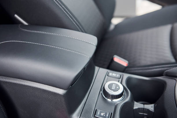 istock Modern new luxury automobile interior. Design and technology 1329470862