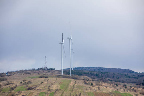 istock wind turbines green renewable electric energy 1329474056