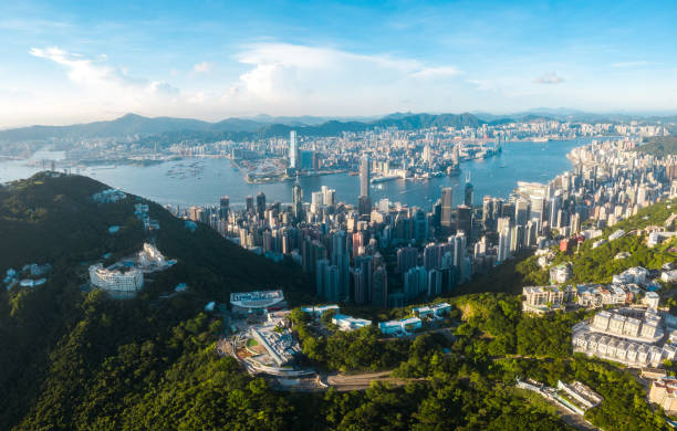 istock The Hong kong City skyline 1329476509