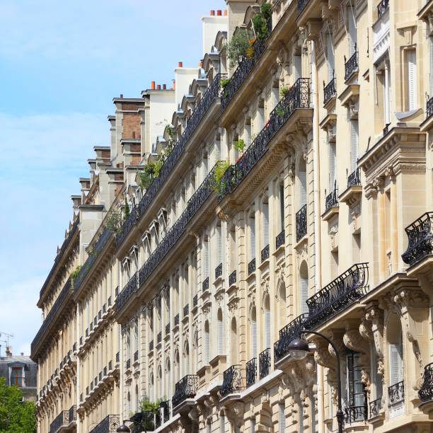 istock Paris street - residential architecture 1329482730