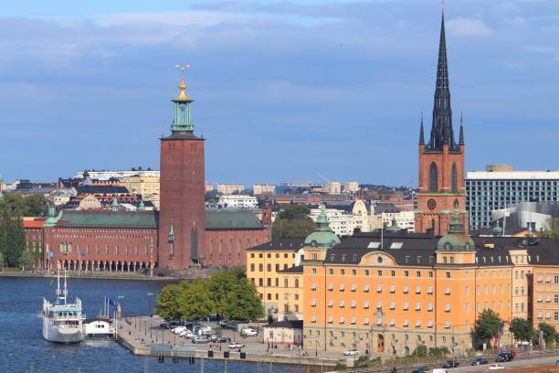 istock Stockholm city view 1329485947