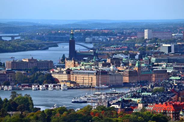 istock Stockholm city skyline 1329486707