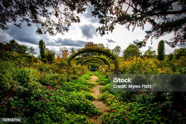 House Of Claude Monet In Giverny France Stock Photo - Download Image Now - Foundation Claude Monet, Claude Monet, Giverny