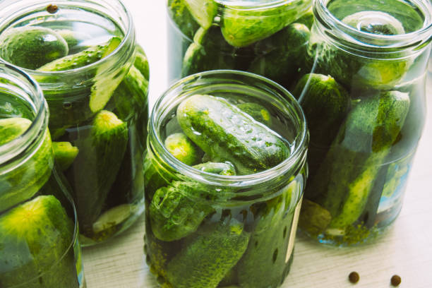 istock The process of canning pickled cucumbers for the winter 1329487217