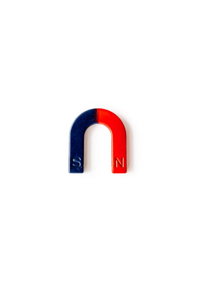 istock Horseshoe magnet isolated on white background 1329490090