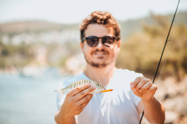 Fisherman Showing His Catch
