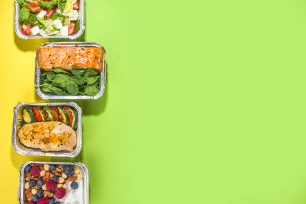 Healthy food delivery lunch boxes
