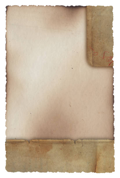 istock Old vintage texture retro paper with burned edges, stains and scratches background 1329498023