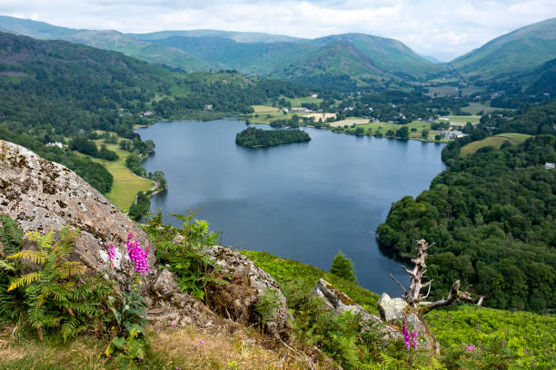 istock Lake District Mountains and Flora Above Grasmere 1329498367