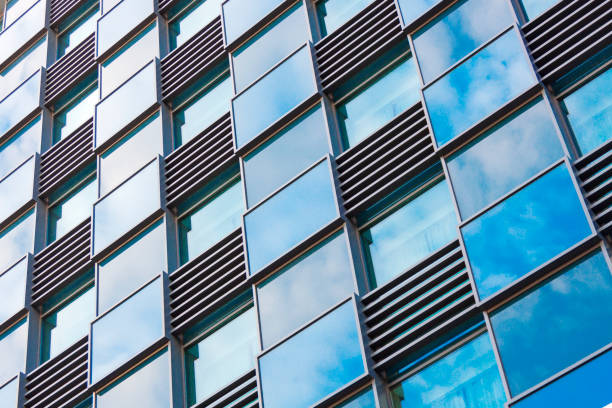 istock abstract business skyscraper building exterior background backdrop. full frame 1329506091