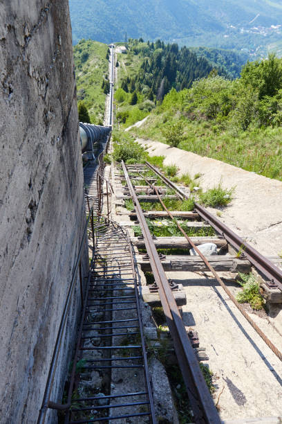 istock abandoned railway along the pipeline from a mountain 1329510451
