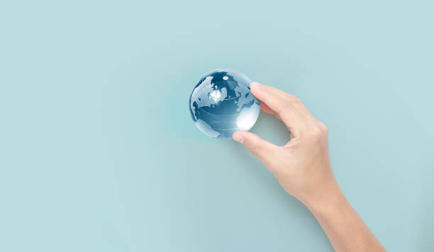 istock Globe in hand,Energy saving concept, image furnished by NASA 1329516594