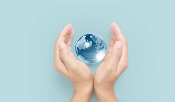 istock Globe in hand,Energy saving concept, image furnished by NASA 1329516614