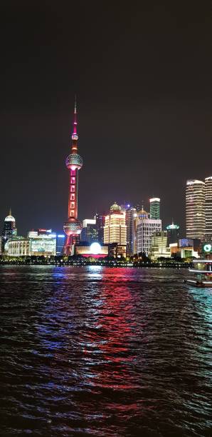 istock Night view of Shanghai 1329516682