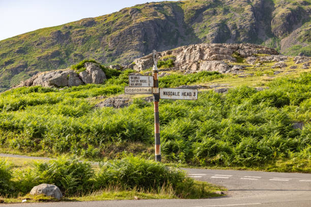 istock Old Road Sign in the Lake District 1329516783