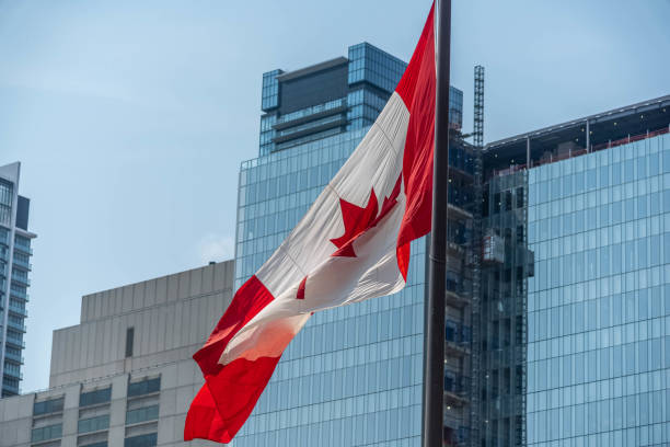 istock The Canadian Flag. 1329522526