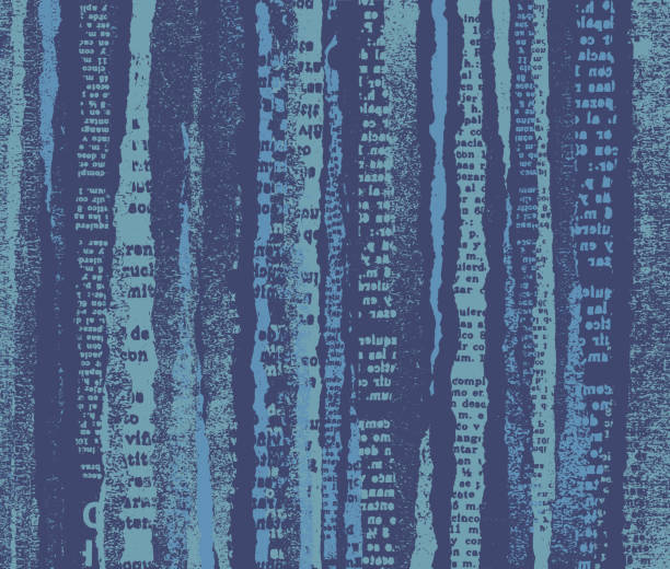 Grunge texture torn paper background - v16 Grunge abstract background made with torn papers stripes textures. Collage style background. Textured grunge background. Textured background. Newspapers collage abstract background. paper patterns stock illustrations