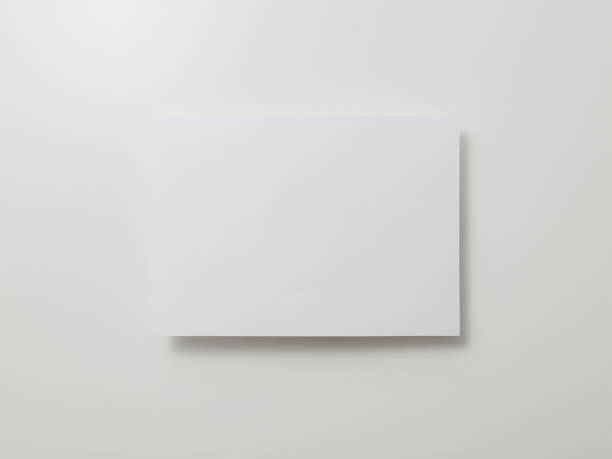 istock Invitation card mockup, blank greeting card template. Flat lay, Minimalist style 1329524500