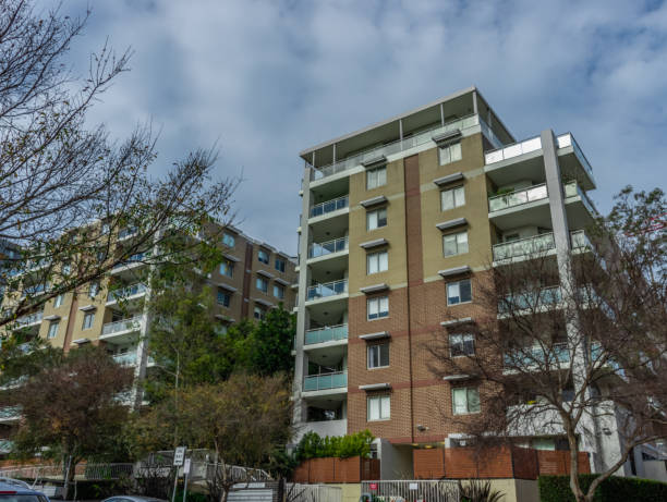 istock Apartment building in inner Sydney suburb NSW Australia 1329530404