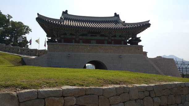 istock Korean ancient military defense gate 1329531743