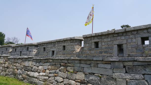 istock Korean ancient military defense wall 1329531783