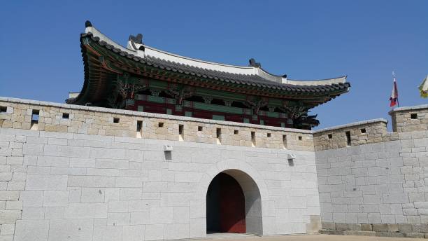 istock Korean ancient military defense gate 1329531921