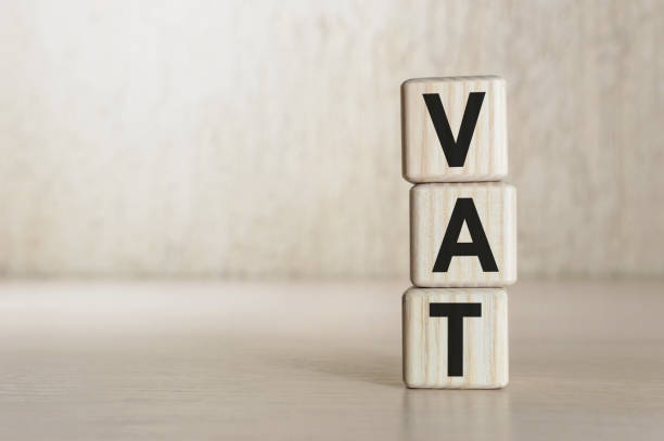 istock Text VAT - Value-Added Tax on wooden blocks 1329544637