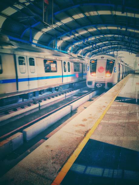 Delhi Metro Delhi Metro delhi metro stock pictures, royalty-free photos & images