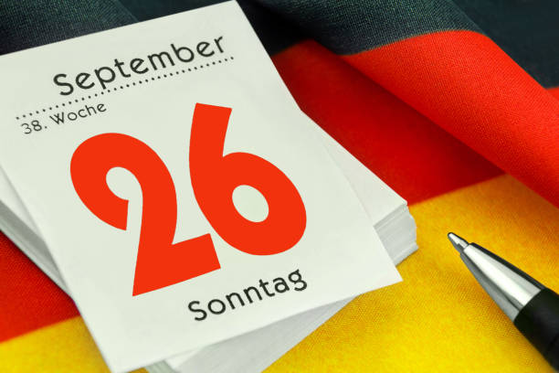istock Calendar Sunday September 26  2021 Week 38 1329552908