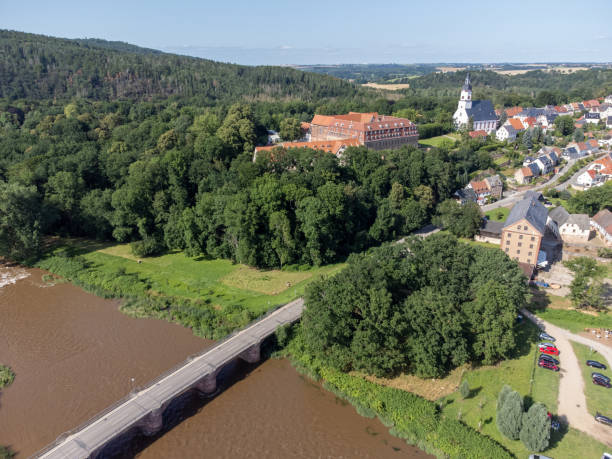 istock Zwickauer Mulde and Wechselburg from above