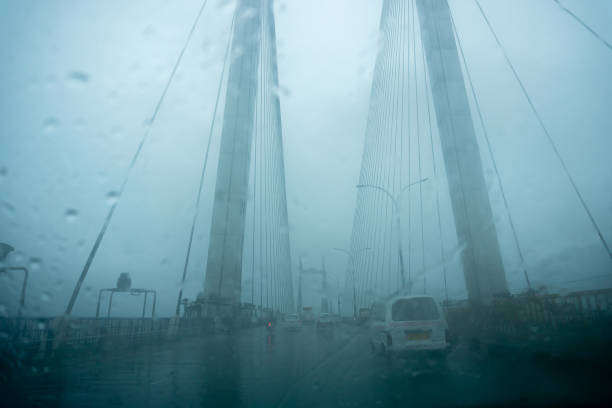 istock Vidyasagar Setu, abstract rainy day 1329559746