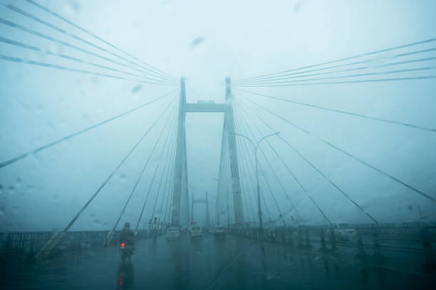 istock Vidyasagar Setu, abstract rainy day 1329559776