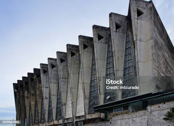 Anglican Cathedral Triangles Glass And Concrete Monrovia Liberia Stock Photo - Download Image Now