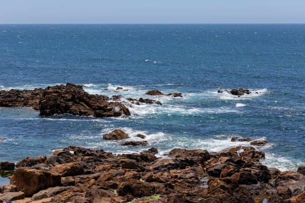 istock Atlantic ocean with rocks in Matosinhos 1329568577