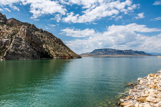 The Buffalo Bill Reservoir near the dam