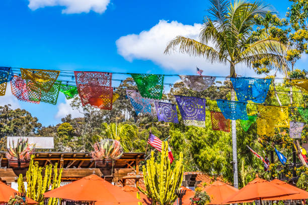istock Christmas Decorations Cactus Palm Tree Old Town San Diego California 1329577568