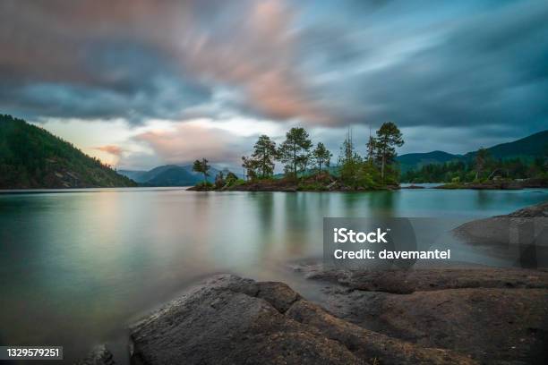 Gordon Bay Lake Cowichan Stock Photo - Download Image Now - British Columbia, Landscape - Scenery, BC