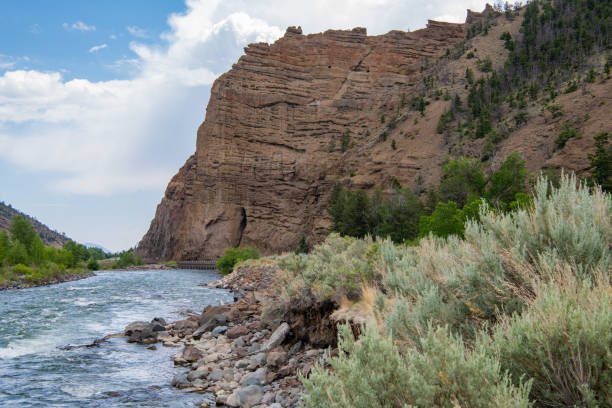 istock Mountain landscape along the Shoshone River 1329581005