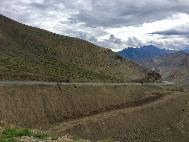 istock Road through bare mountains in Ladakh, India 1329583816